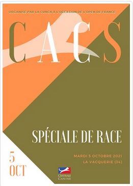 EXPOSITION NATIONALE SPÉCIALE DE RACE LA VACQUERIE (34) – 05-10-2021