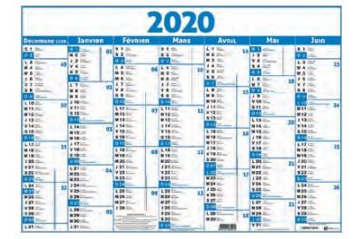 Calendrier des concours 1er semestre 2020