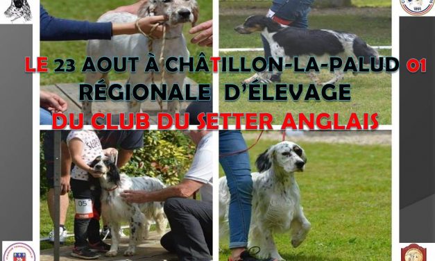 RÉGIONALE D’ÉLEVAGE CHALILLON LA PALLUD (01)