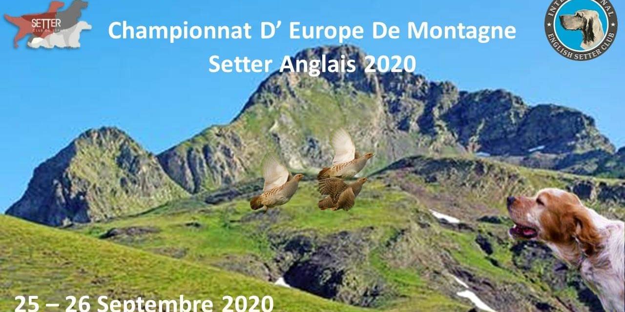 CHAMPIONNAT D’EUROPE MONTAGNE 25 & 26 SEPTEMBRE 2020 (ESPAGNE)