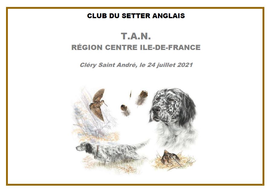 TAN RÉGION CENTRE ÎLE-DE-FRANCE SAMEDI 24 JUILLET 2021