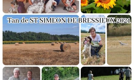 Résultats TAN SAINT SIMÉON DE BRESSIEU 2021