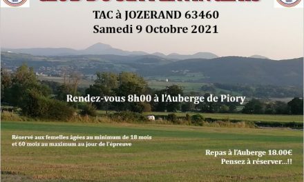 TAC JOZERAND Samedi 9 octobre 2021