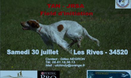 TAN –  JRSA LES RIVES (34) Samedi 30 Juillet à 8h00