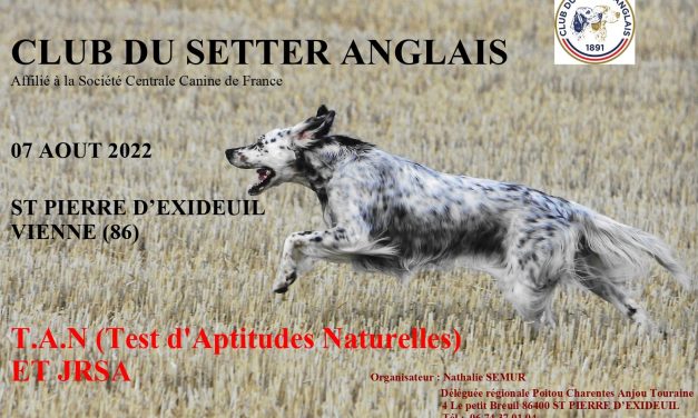 TAN SAINT PIERRE D&rsquo;EXIDEUIL (86) Dimanche 7 août 2022
