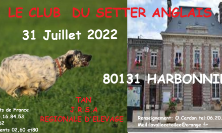 TAN & JRSA & REGIONALE D’ELEVAGE HARBONNIERES (80) Dimanche 31 Juillet 2022