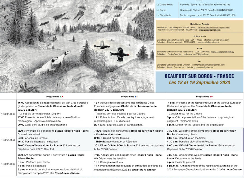 Championnat d’Europe montagne 2023