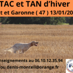 TAC et TAN d’hiver Lot-et-Garonne le 13/01/2024