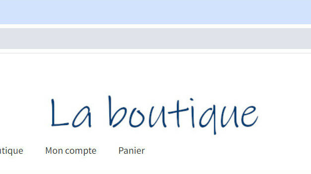 Nouvelle boutique en ligne