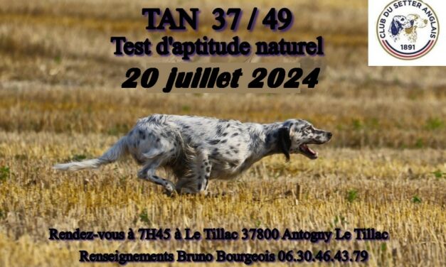 TAN de Pussigny (37) samedi 20/07/2024