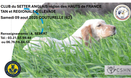 Hauts-de-France : TAN, JRSA et régionale d’élevage à Couturelle (62) le 09/08/2025
