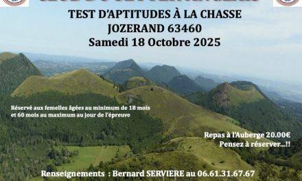 TAC de Jozerand (63) le 18/10/2025