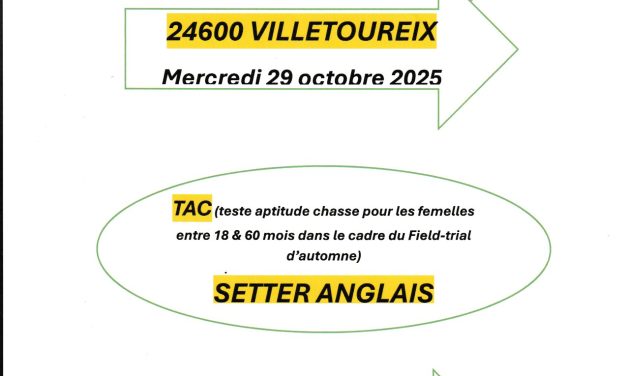 TAC de Villetoureix (24) le 29/10/2025