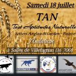 Andatuzie (16) : TAN samedi 18 juillet 2026
