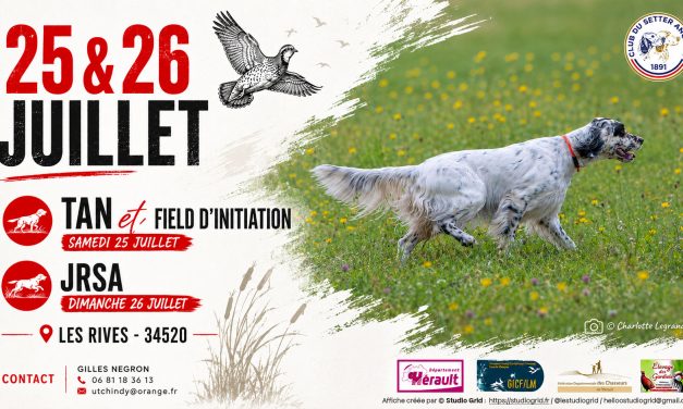 Les Rives (34) : TAN, field d&rsquo;initiation et JRSA les 25 & 26 juillet 2026